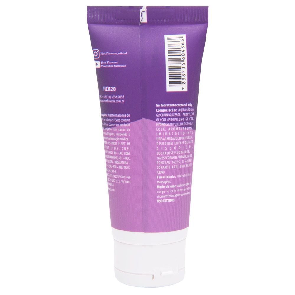 Babaloo Gel Lub Super Deslizante 60g Hot Flowers