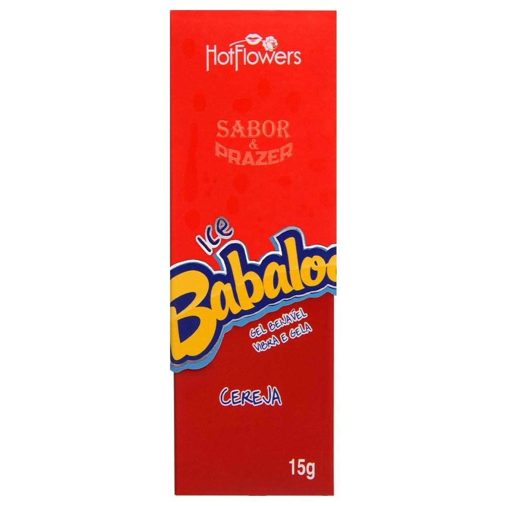 Babaloo Gel Vibrador Ice Beijável 15g Hot Flowers