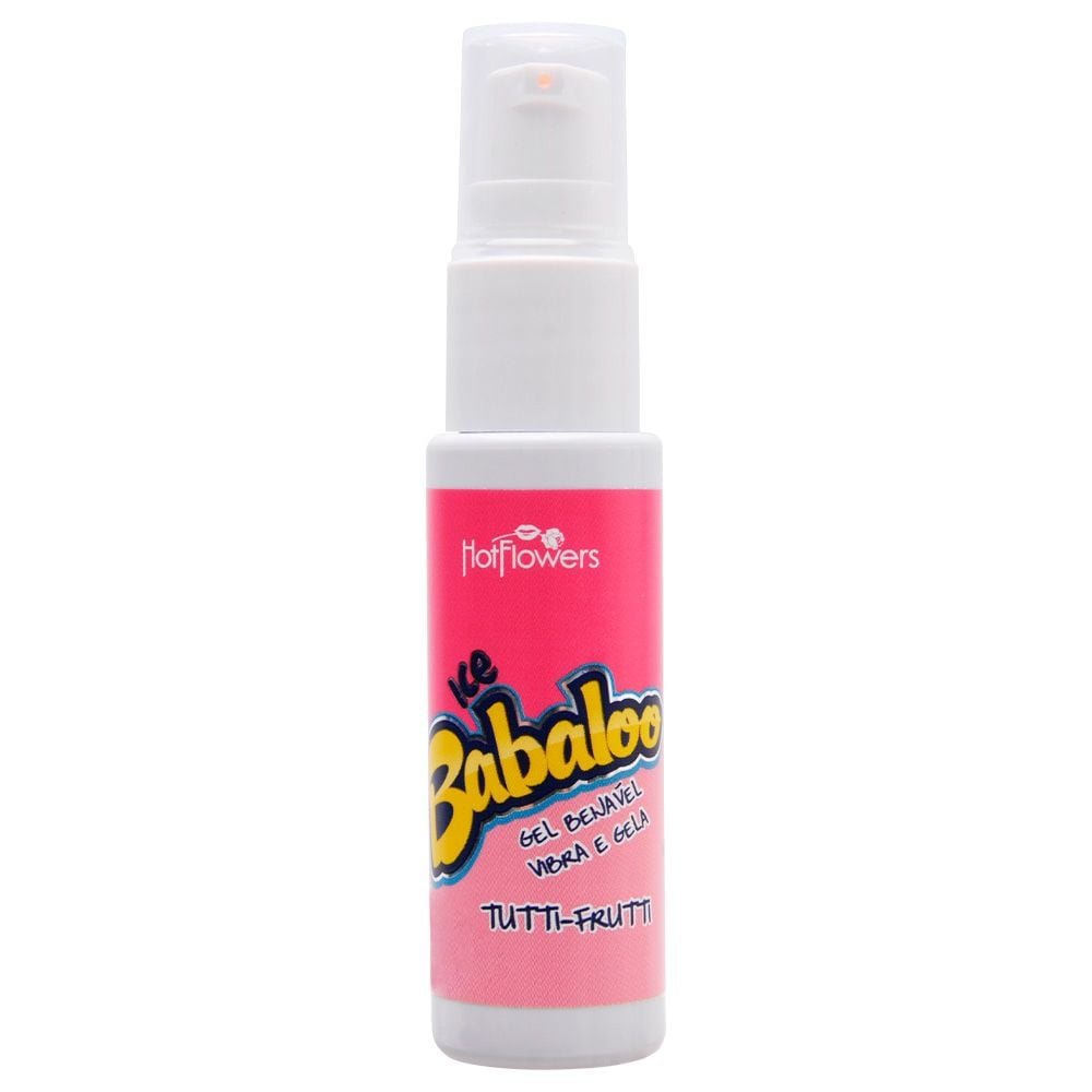 Babaloo Gel Vibrador Ice Beijável 15g Hot Flowers