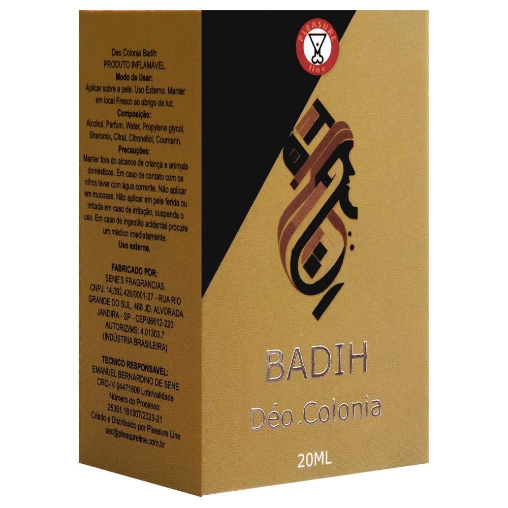 Badih Deo Colônia Masculina Pheromonas 20ml Pleasure Line