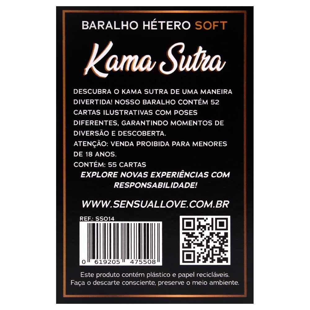 Baralho Kama Sutra Erótico Soft 55 Cartas Copag