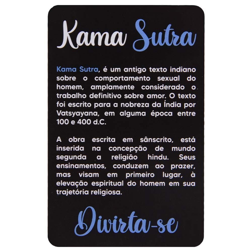 Baralho Kama Sutra Super Erótico Gay 55 Cartas Copag