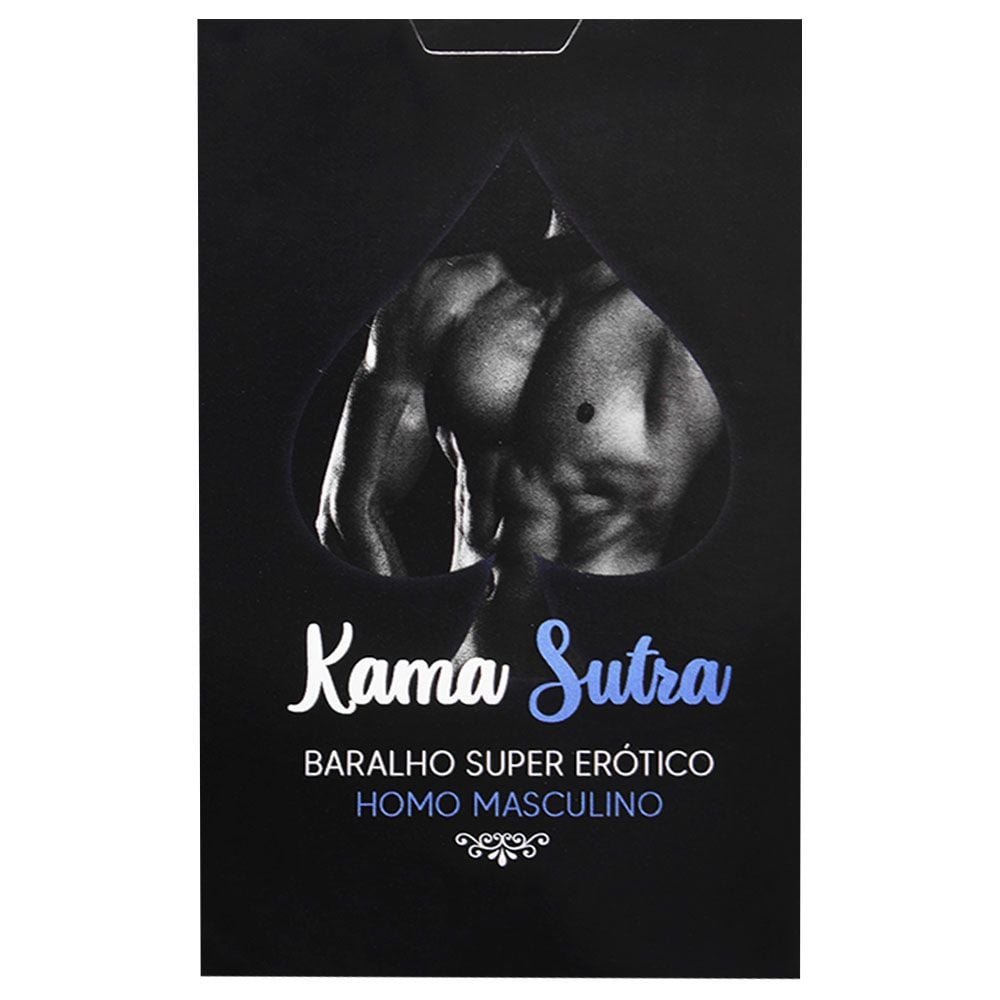 Baralho Kama Sutra Super Erótico Gay 55 Cartas Copag