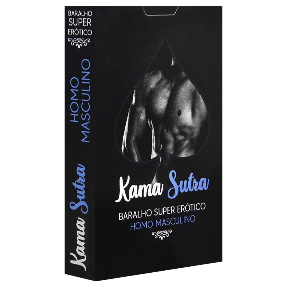 Baralho Kama Sutra Super Erótico Gay 55 Cartas Copag