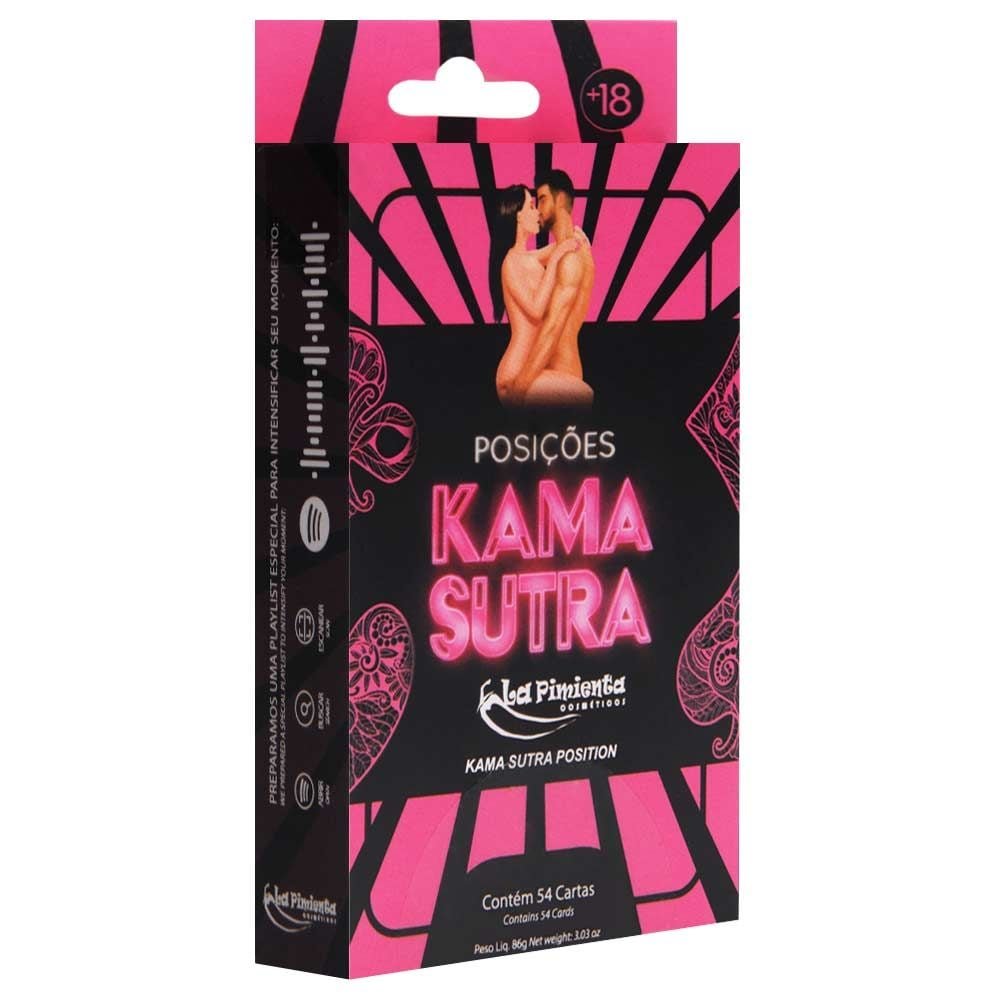 Baralho Posições Kama Sutra 54 Cartas La Pimienta