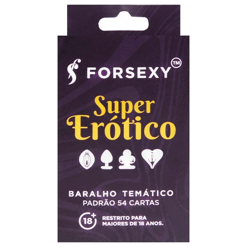 Baralho Temático Super Erótico 54 Cartas For Sexy