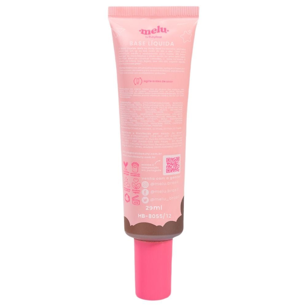 Base Líquida 29ml Melu Ruby Rose