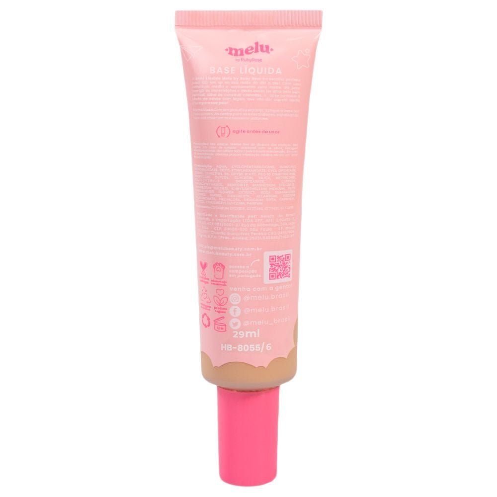 Base Líquida 29ml Melu Ruby Rose