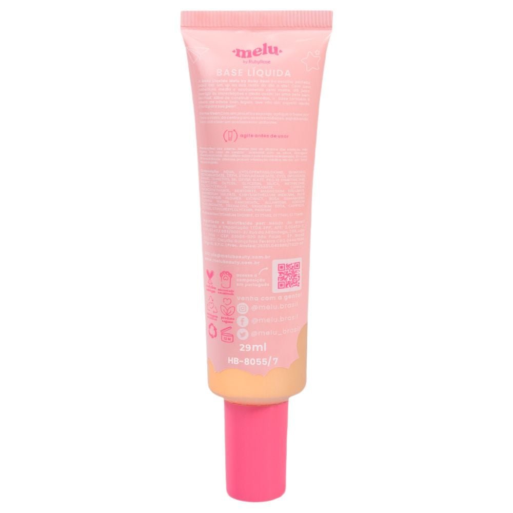 Base Líquida 29ml Melu Ruby Rose