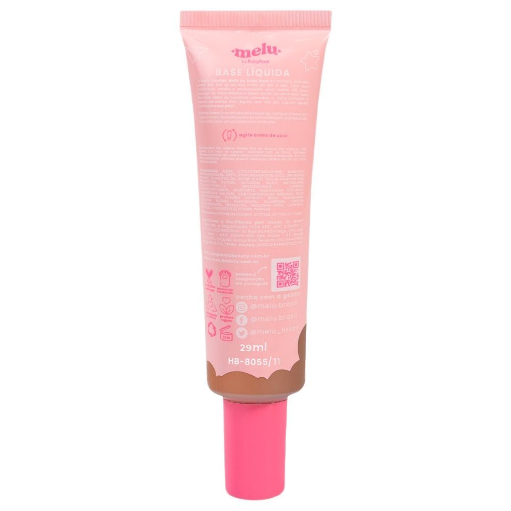 Base Líquida 29ml Melu Ruby Rose