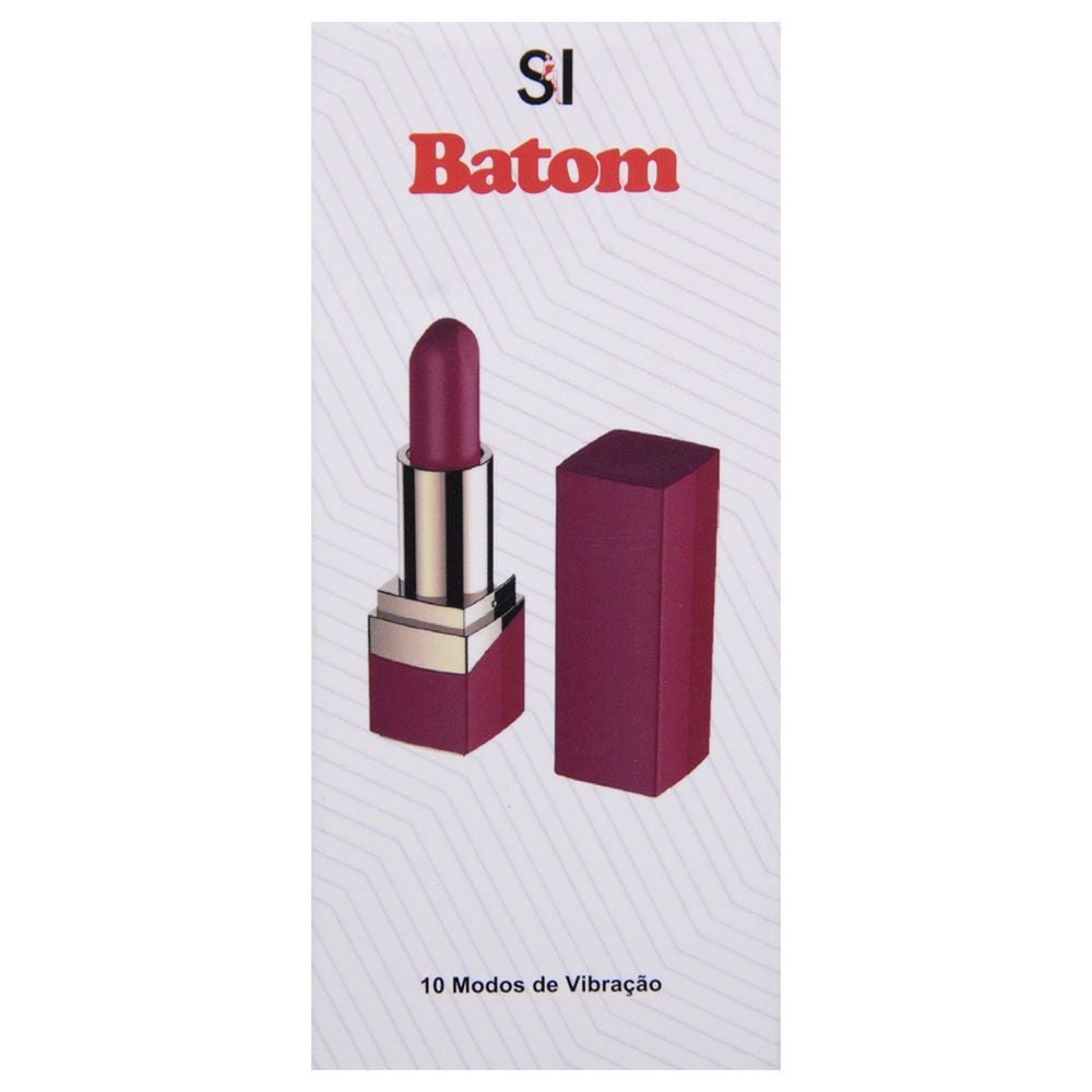 Batom Vibratório 10 Modos 9,2 X 2,4cm Sexy Import