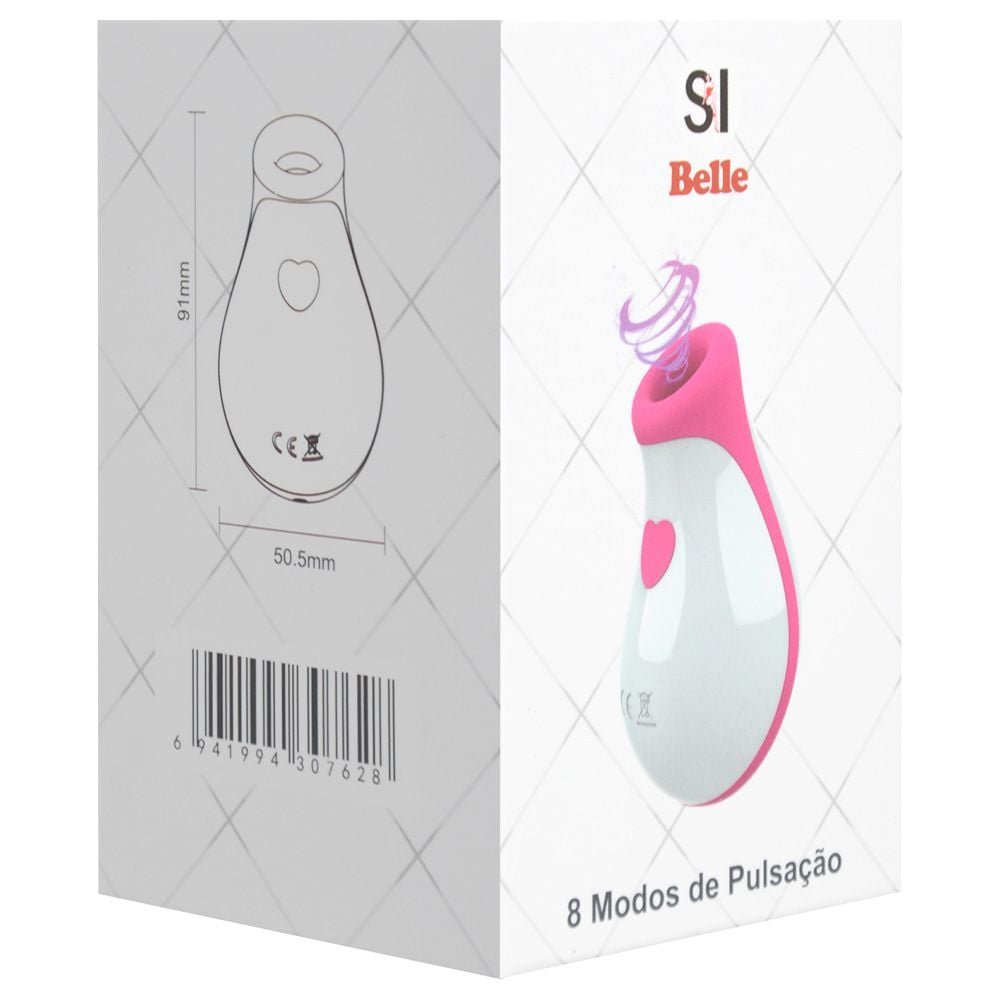 Belle Estimulador Clitóris 8 Pulsações Da Sexy Import