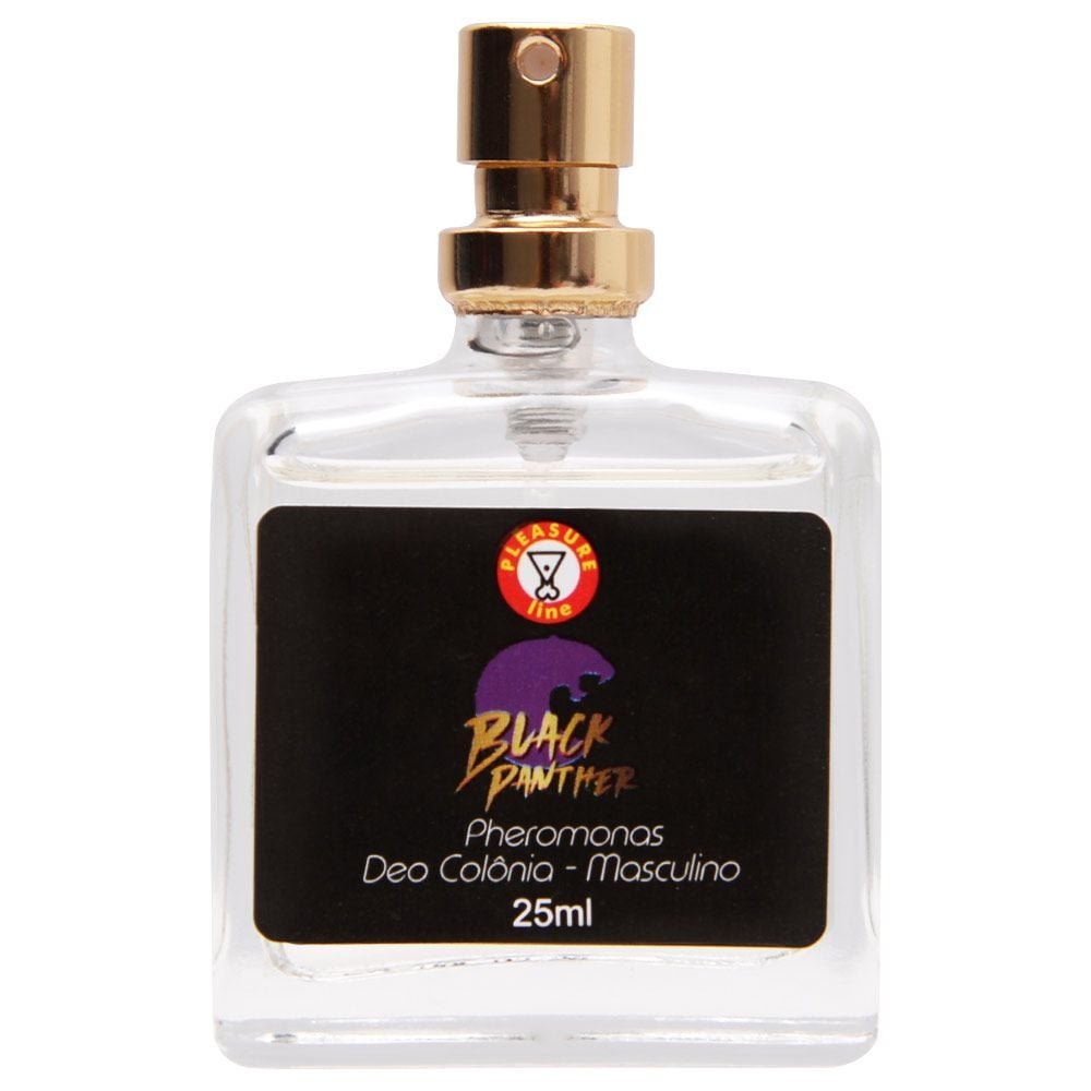 Black Panther Pheromonas Deo Colônia 25ml Pleasure Line