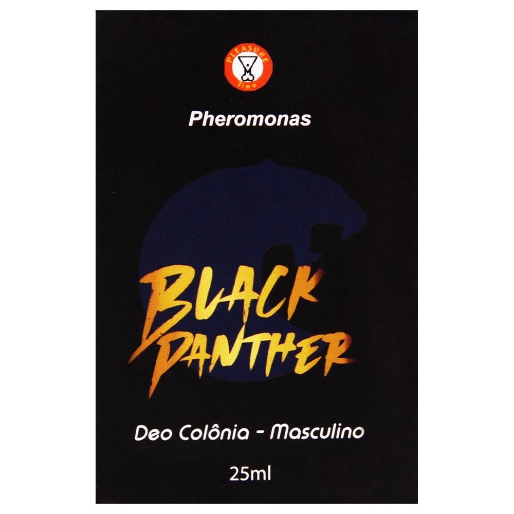 Black Panther Pheromonas Deo Colônia 25ml Pleasure Line