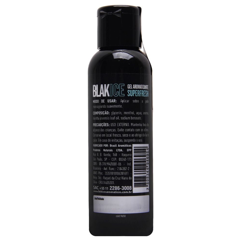Blak Ice Superfresh Gel Comestível 40ml Feitiços