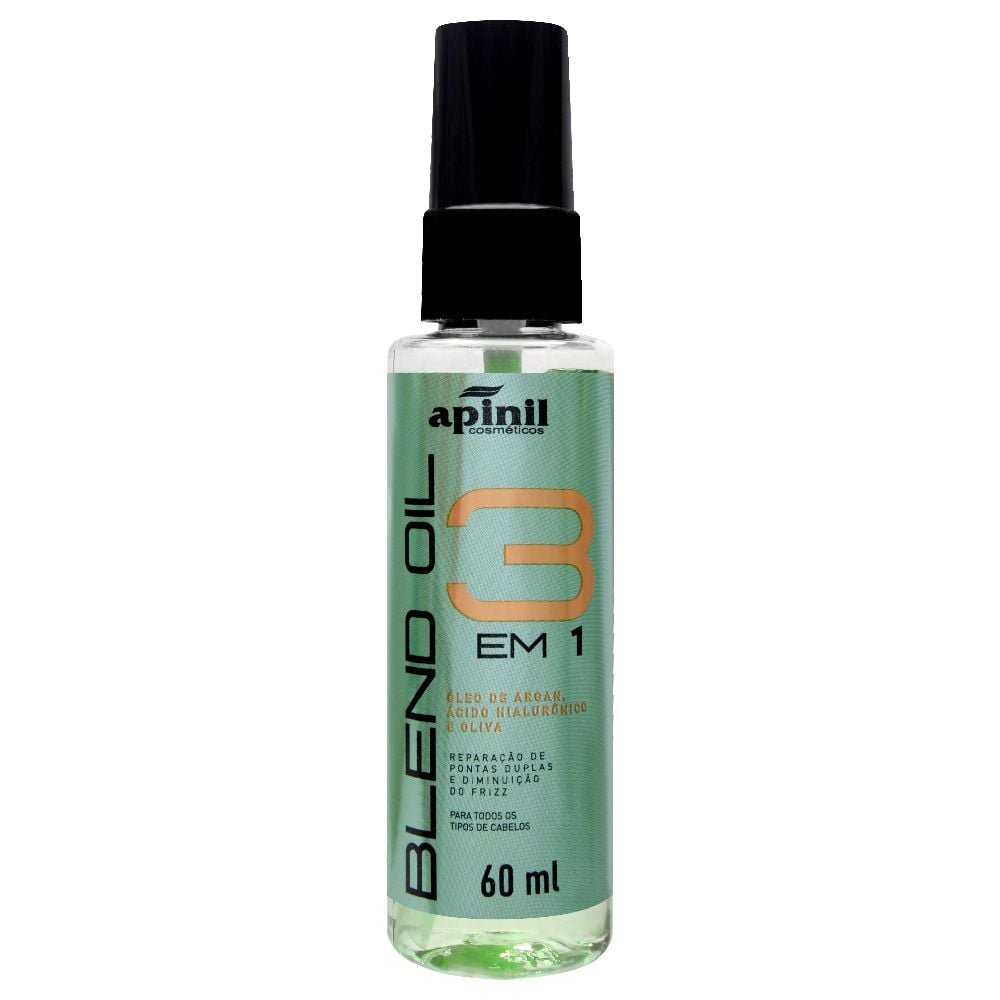 Blend Oil 3 Em 1 Reparação Capilar 60ml Apinil