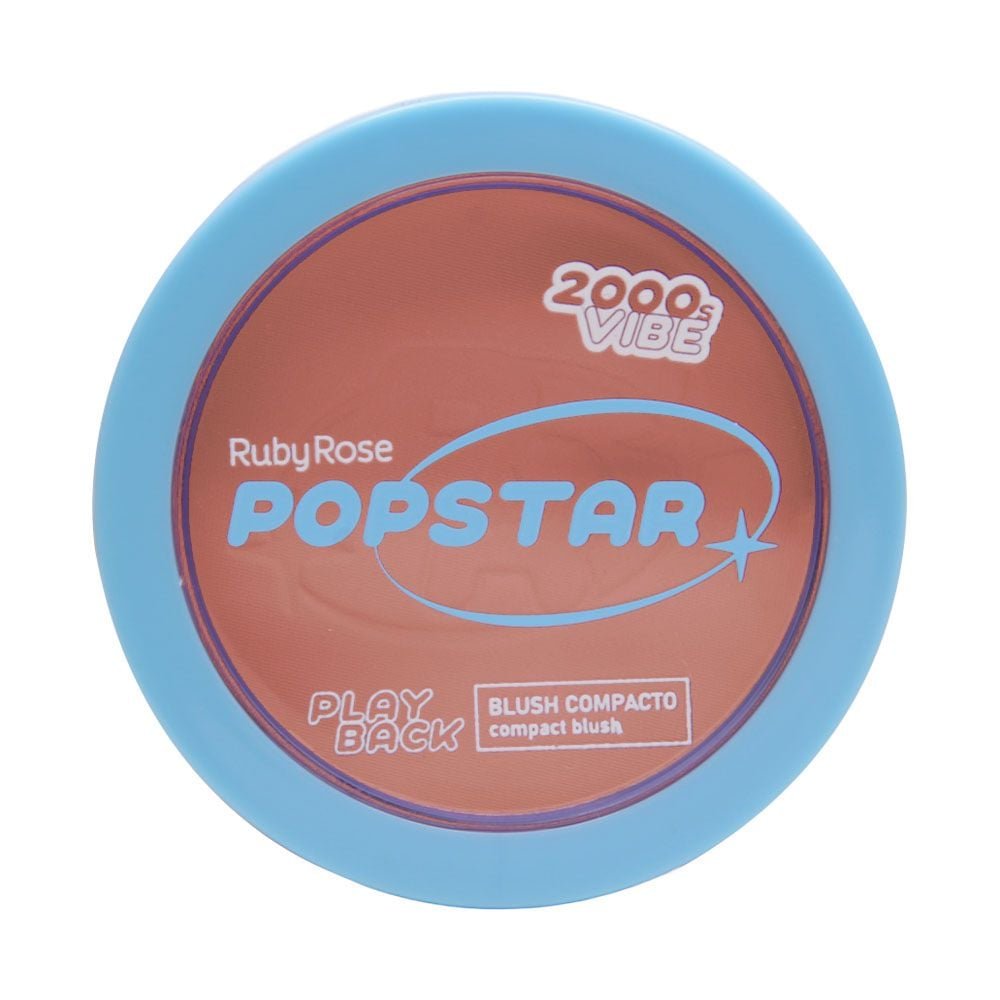 Blush Compacto Popstar Play Back 5,8g Ruby Rose