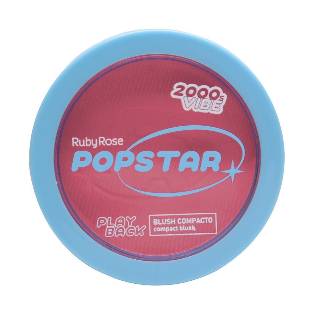 Blush Compacto Popstar Play Back 5,8g Ruby Rose