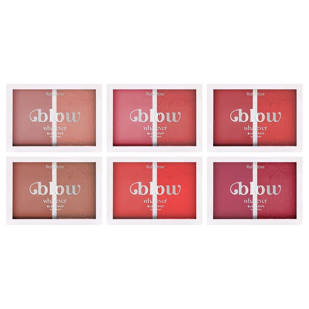 Blush Duo Whatever Blow Duas Texturas Ruby Rose
