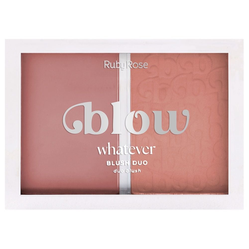 Blush Duo Whatever Blow Duas Texturas Ruby Rose