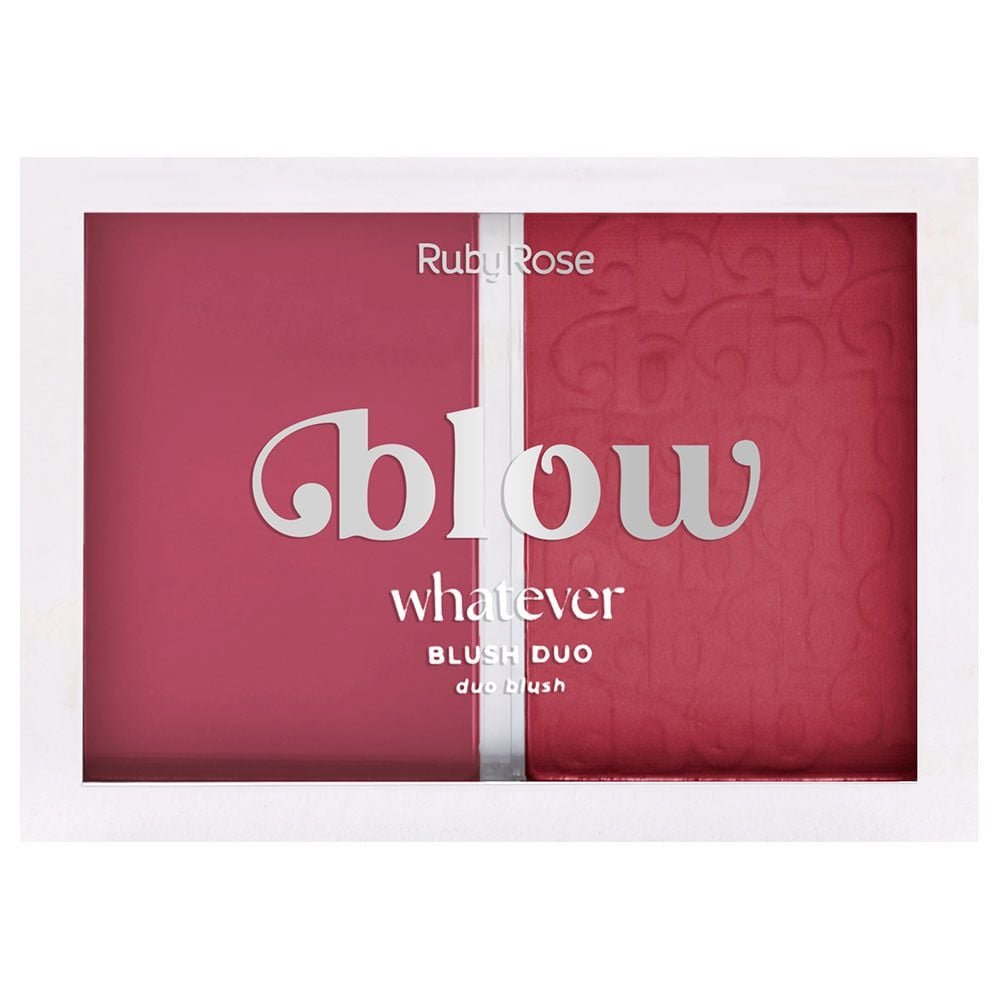 Blush Duo Whatever Blow Duas Texturas Ruby Rose