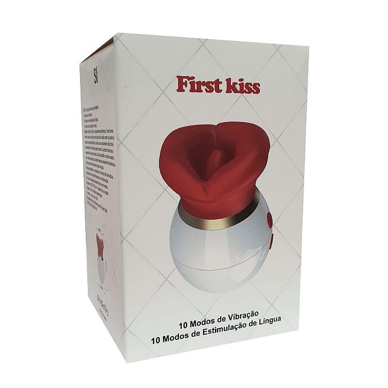 Boca Estimuladora de Língua com Sucção - First Kiss