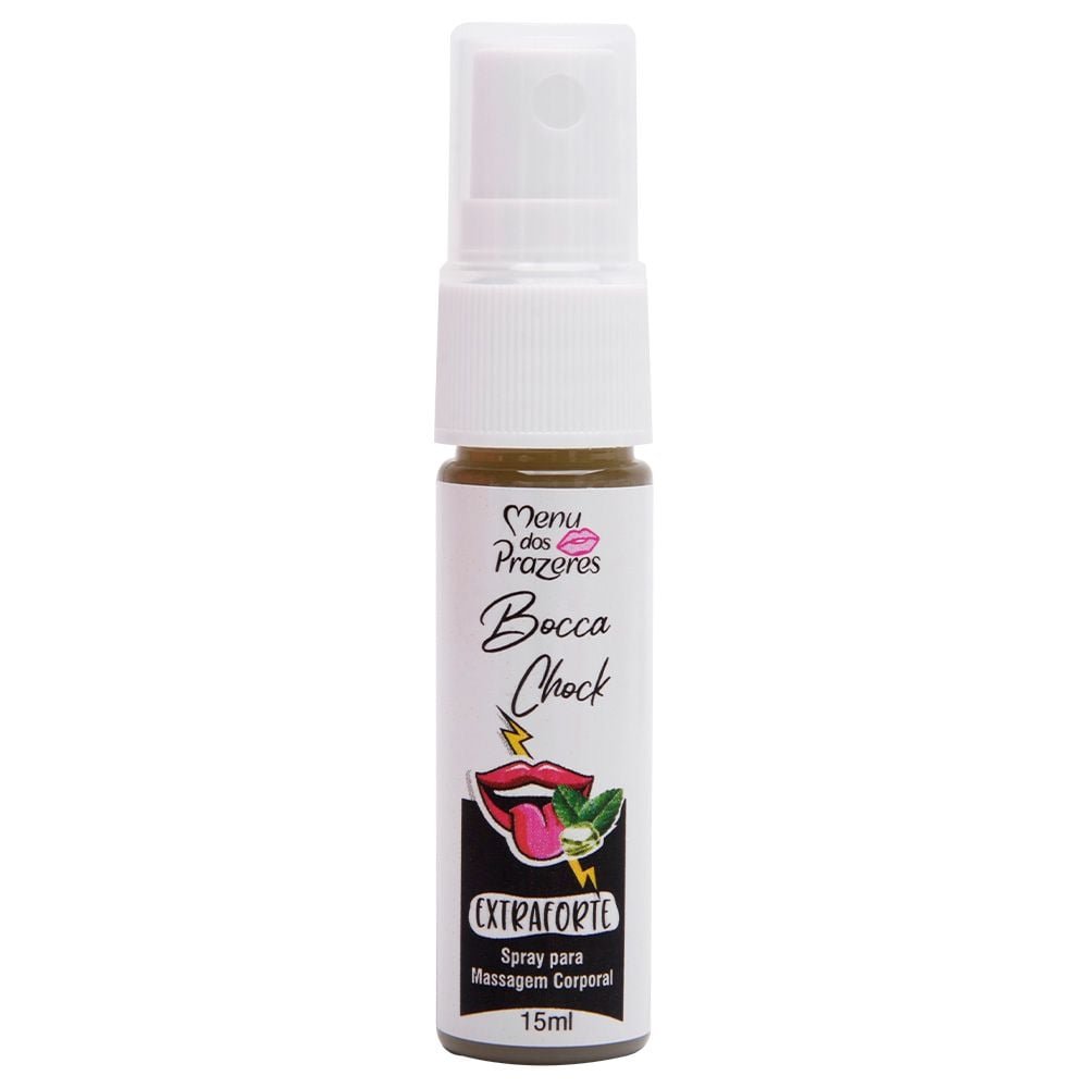 Bocca Chock Spray Excitante 15ml Menu Dos Prazeres