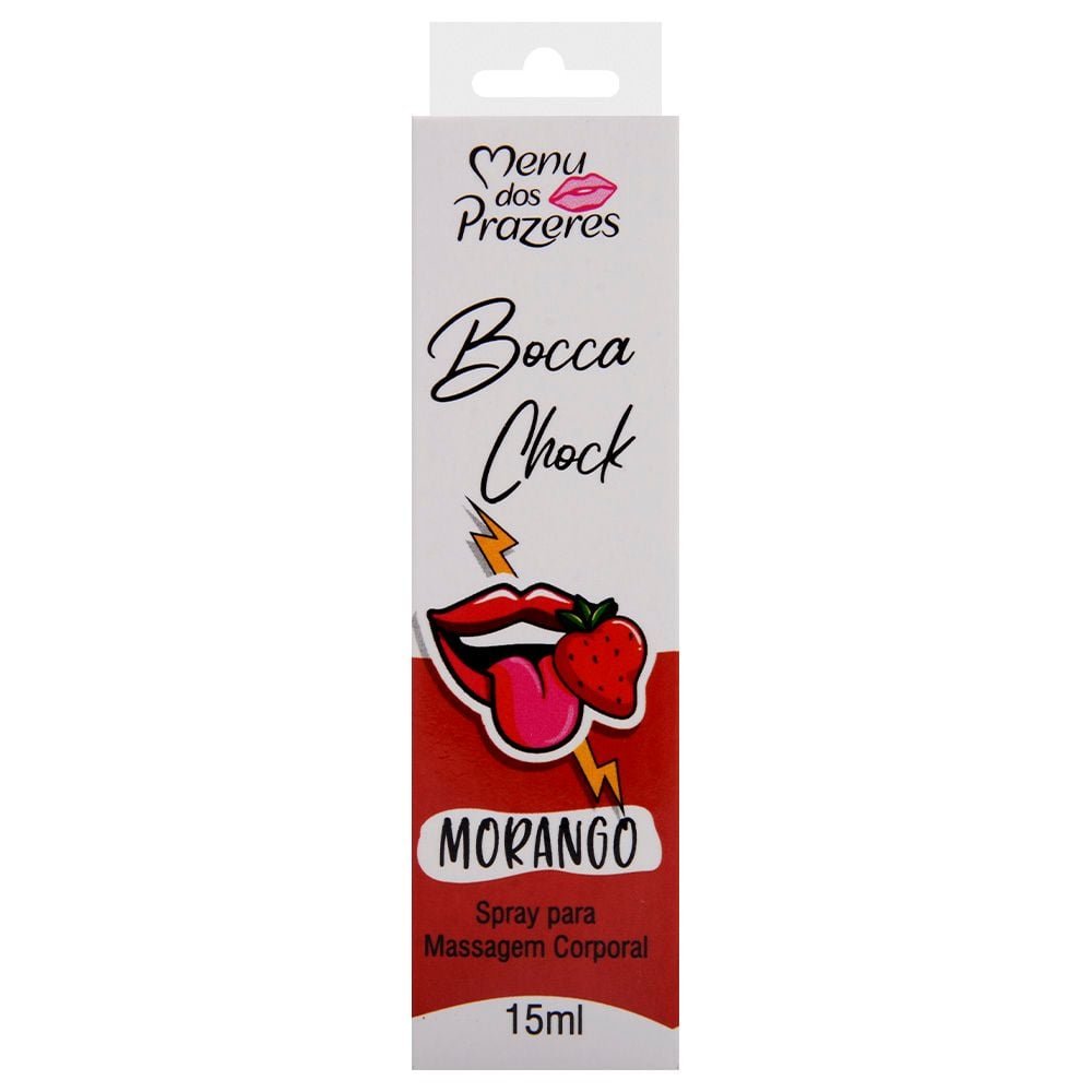 Bocca Chock Spray Excitante 15ml Menu Dos Prazeres