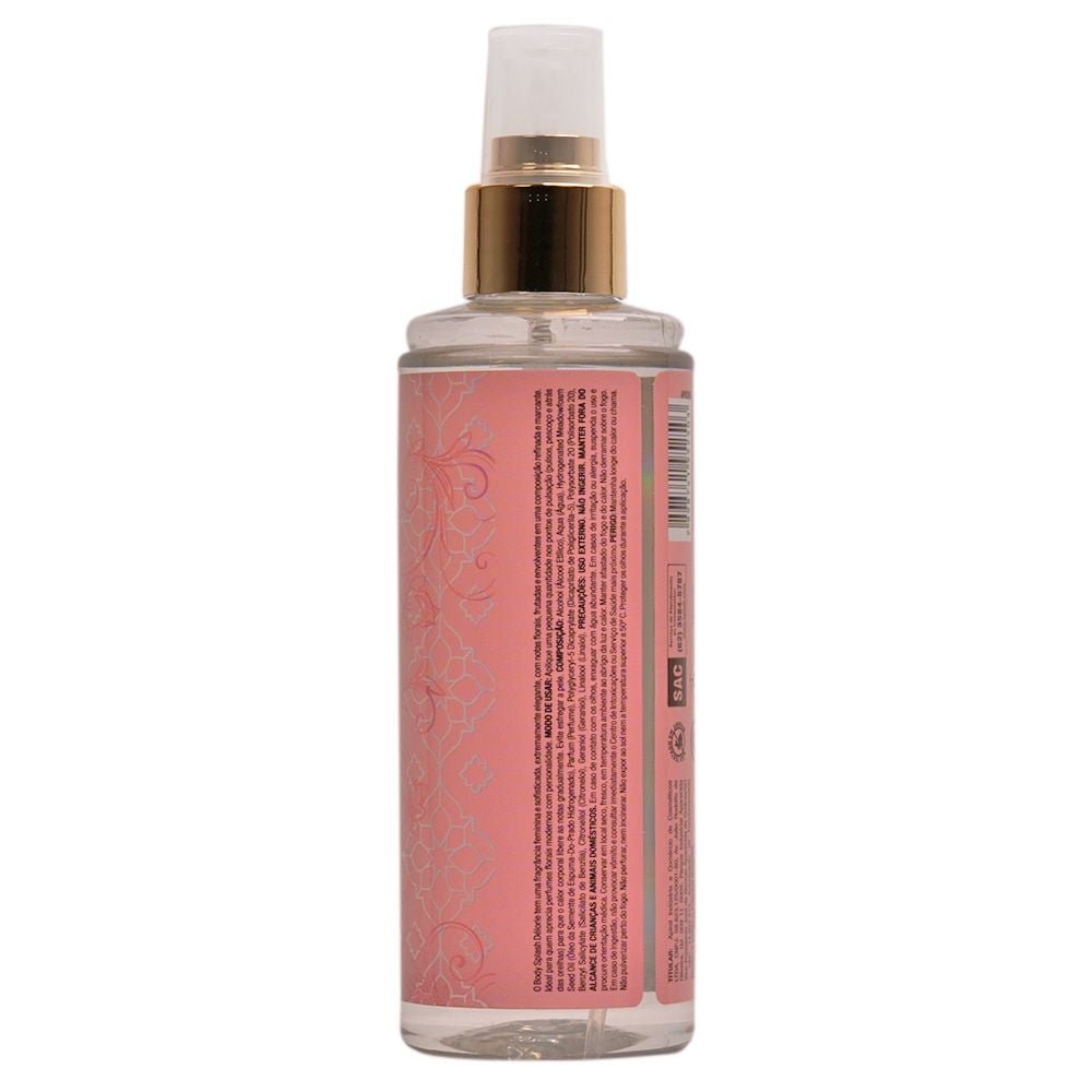 Body Splash Délorie Fragrância Oriental 200ml Apinil