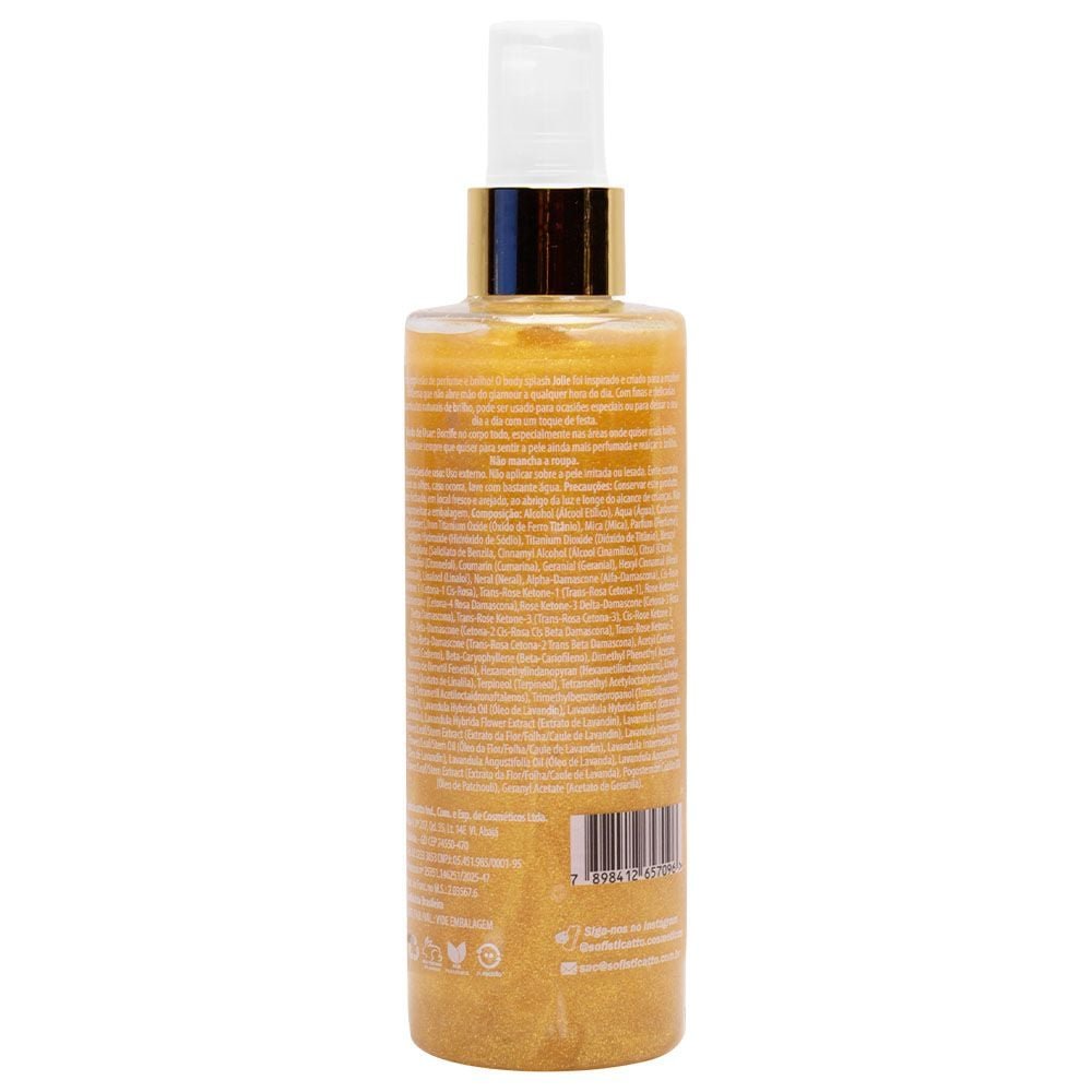 Body Splash Jolie Glow Imediato 200ml Sofisticatto