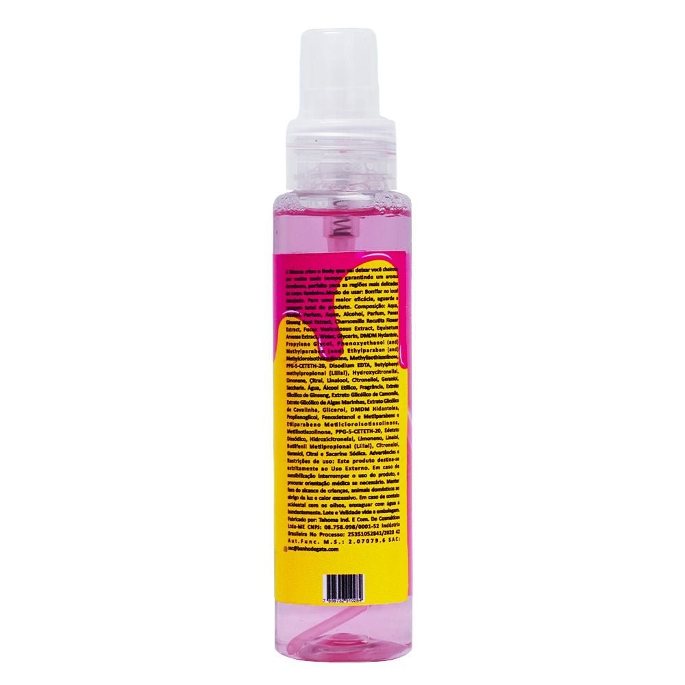 Body Splash Sensual Babaloob 100ml Banho De Gata