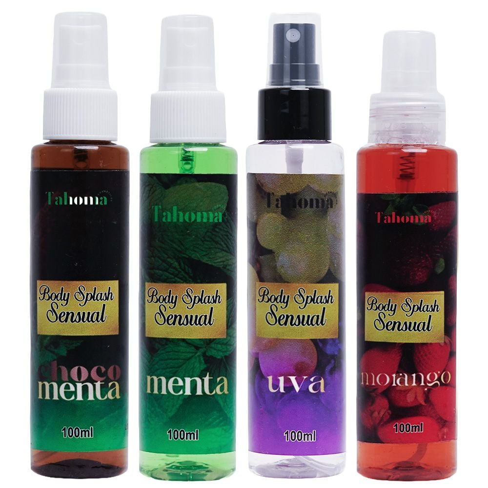 Body Splash Sensual Frutado 100ml Banho De Gata