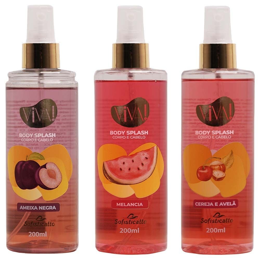Body Splash Viva Corpo E Cabelo 200ml Sofisticatto
