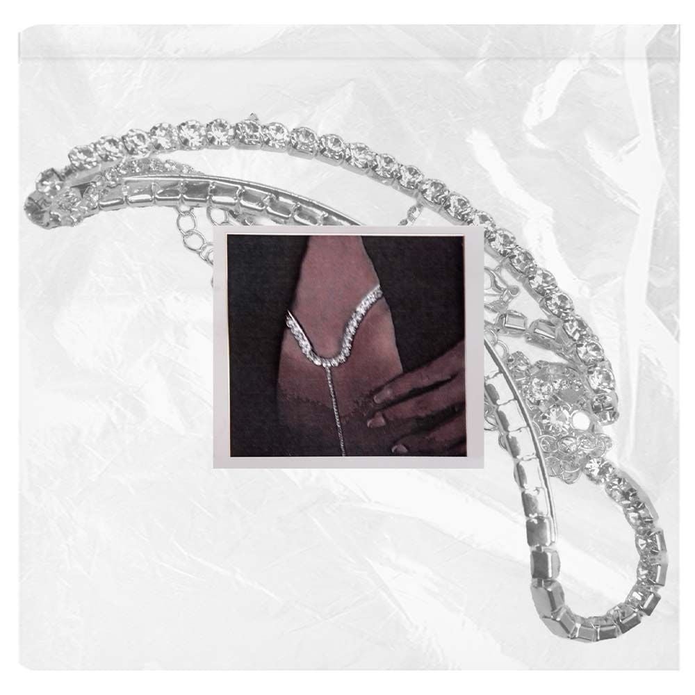 Bodychain Busto Aro Strass Joia De Corpo Yaffa