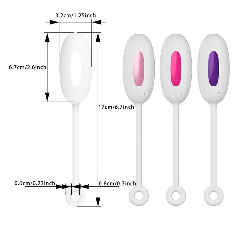 Bolas de Pompoarismo de Silicone