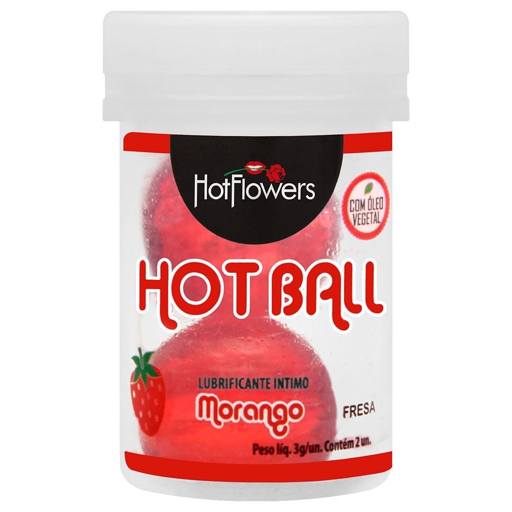 Bolinha Beija Muito 02 Unidades Hot Flowers