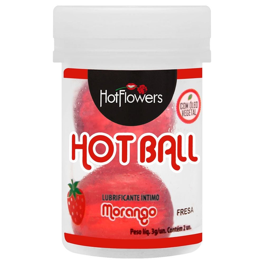 Bolinha Beija Muito 02 Unidades Hot Flowers