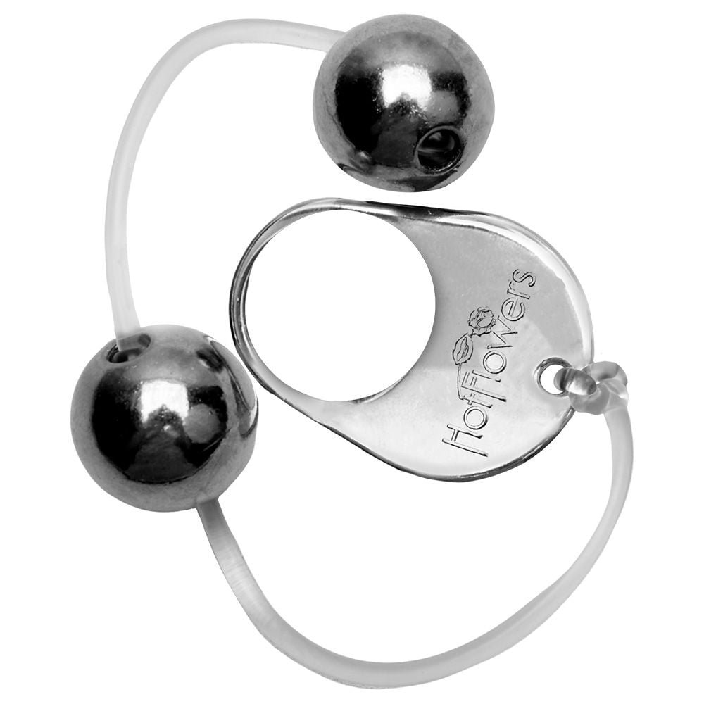 Bolinha Metal Cromada Pompoar 02 Unidades Hot Flowers