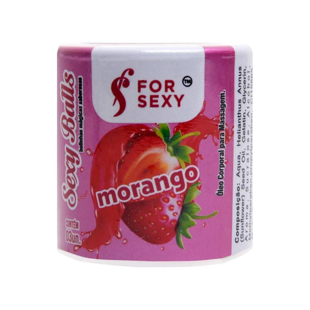 Bolinhas Mágicas Saborosas Sexy Balls 03 Unidades For Sexy