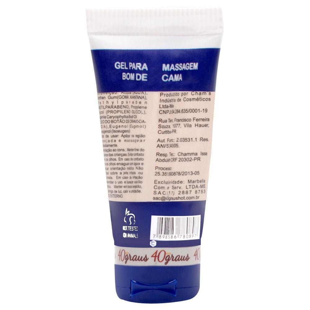 Bom De Cama Retardador Masculino 15g 40graus