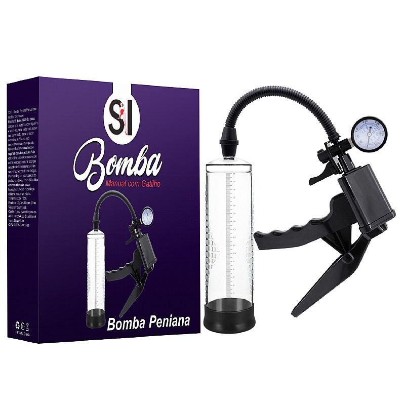 Bomba Peniana Manual 2 - com Medidor de Pressão