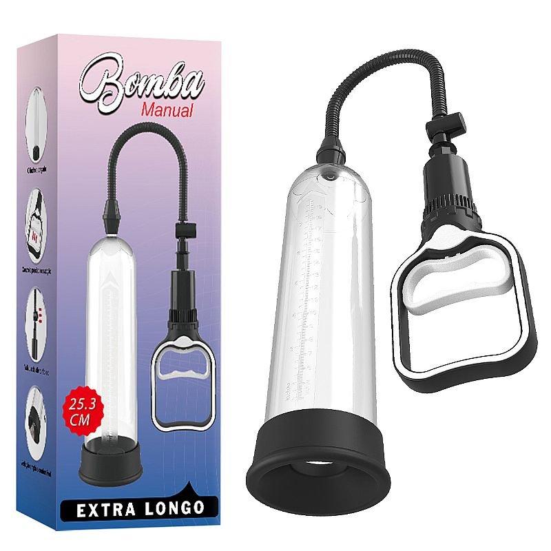 Bomba Peniana Manual - Extra Longa - 25,3x8,2