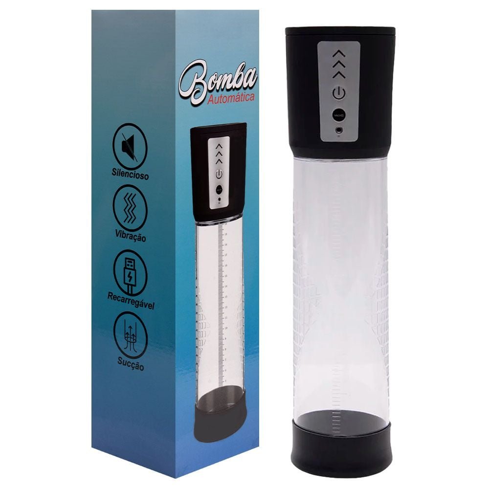 Bomba Peniana Super Forte Recarregável Sexy Import