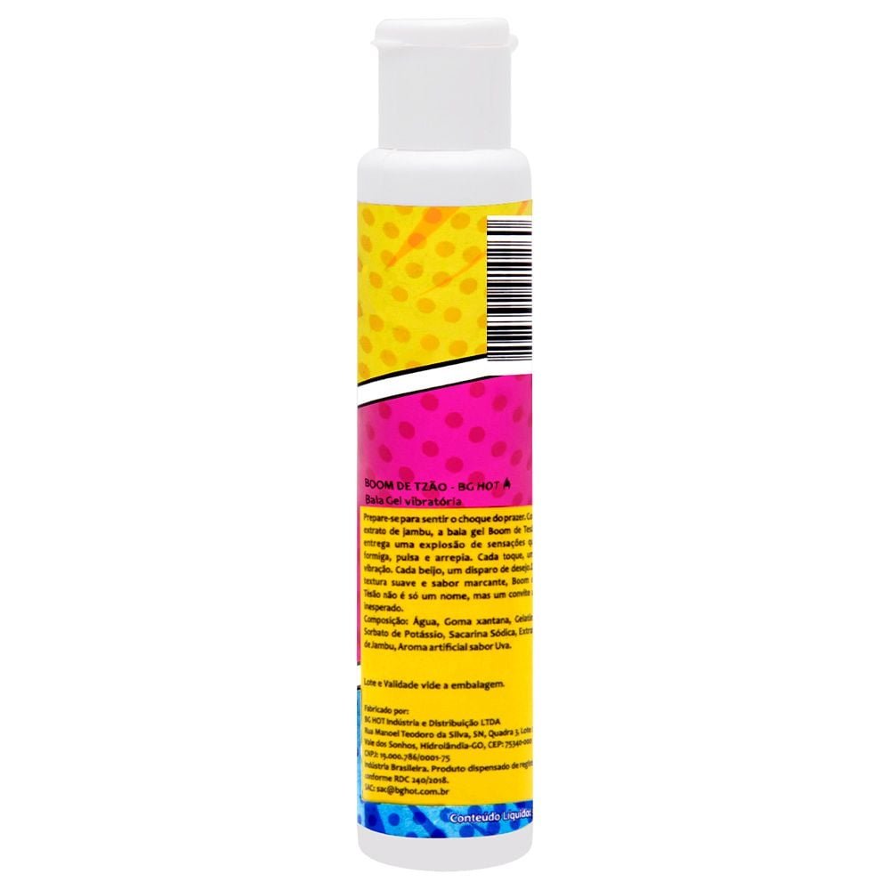 Boom De Tzão Gel Vibratório 50g Banho De Gata