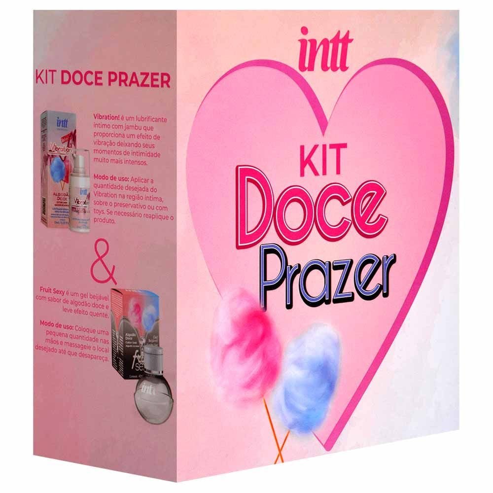 Box Doce Prazer Vibration E Fruit Algodão Doce Intt
