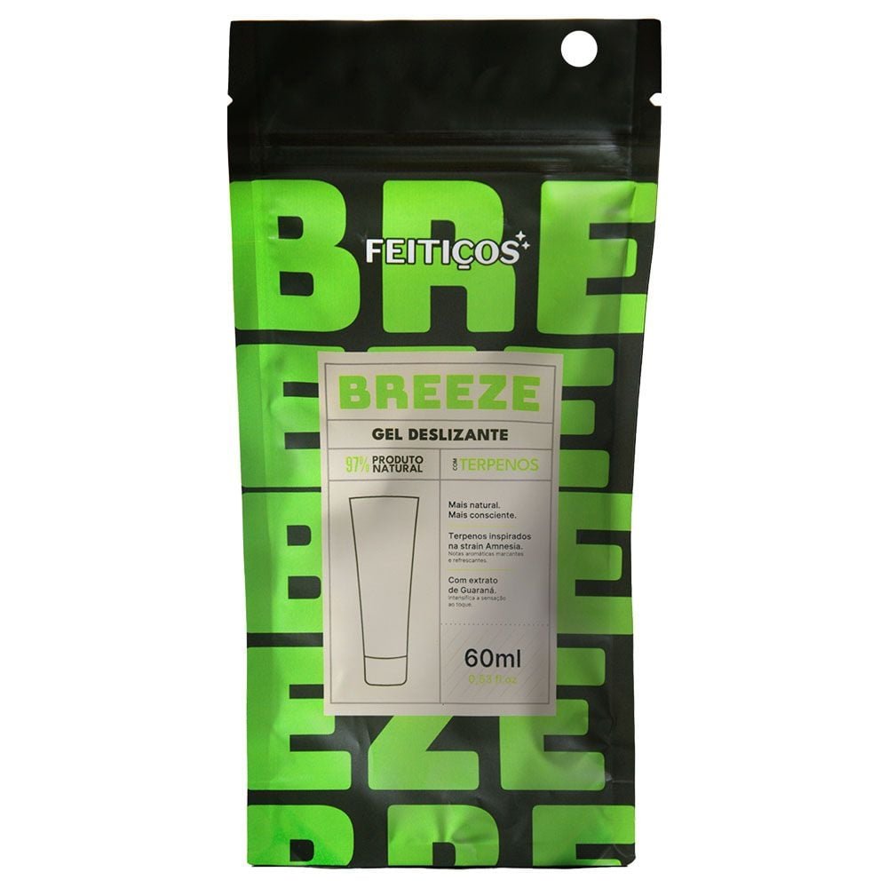 Breeze Gel Deslizante Com Terpenos 60ml Feitiços