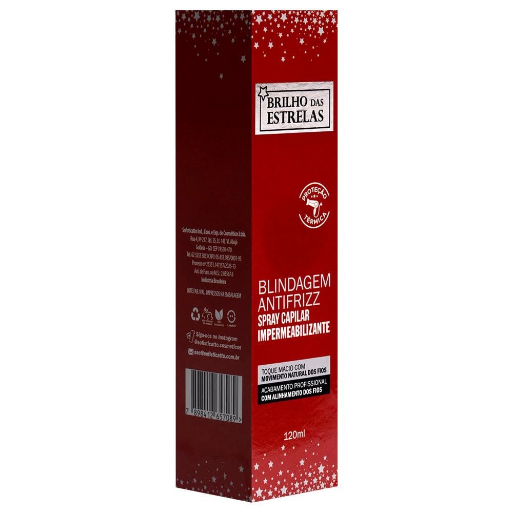 Brilho Das Estrelas Blindagem Antifrizz 120ml Sofisticatto