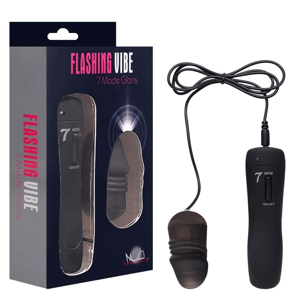 Bullet 7 Vibrações Flashing Glans Sexy Import
