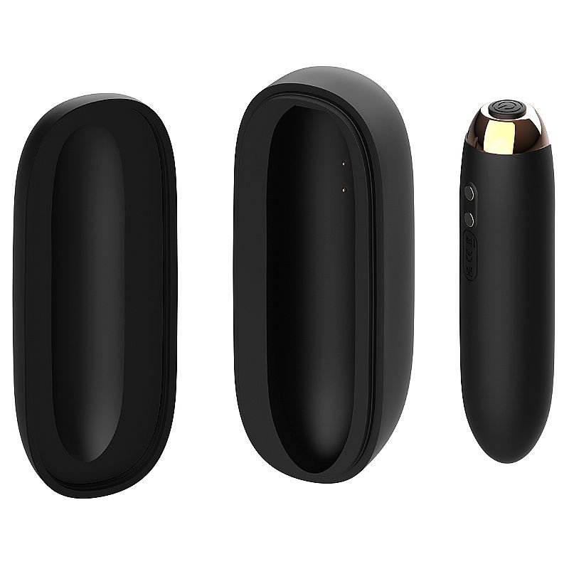 Bullet com Case Recarregável - Lillie - Preto