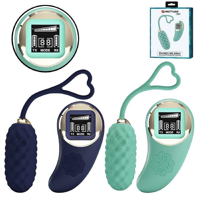 Bullet com Controle Remoto com LED - Mina - Pretty Love - Verde